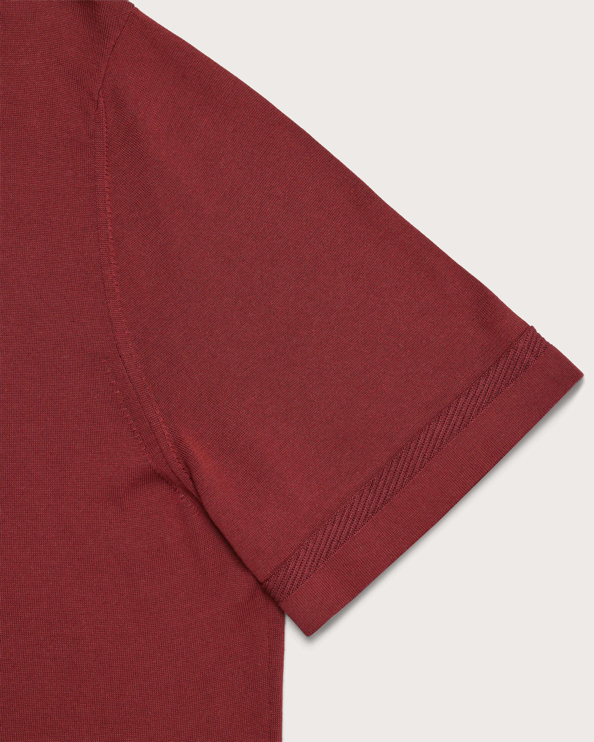 Pull &agrave; Manches Courtes avec Broderie B-Thabor, Red Ocher, Image 2
