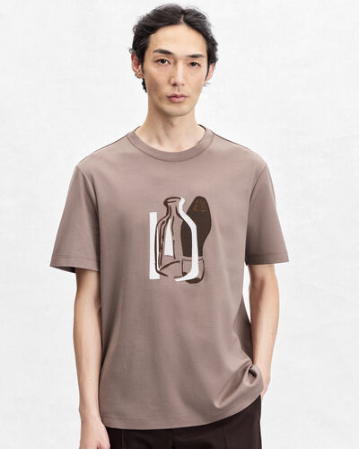 ベルルッティ アートワーク カレッジ Tシャツ, Taupe Powder, hi-res
