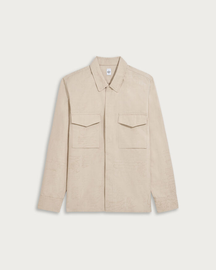 Berluti スクリットパターン オーバーシャツ