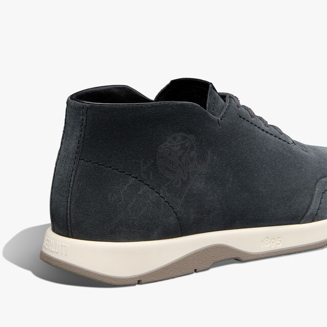 Echappee Scritto Suede Calf Derby, ASPHALT, hi-res 5