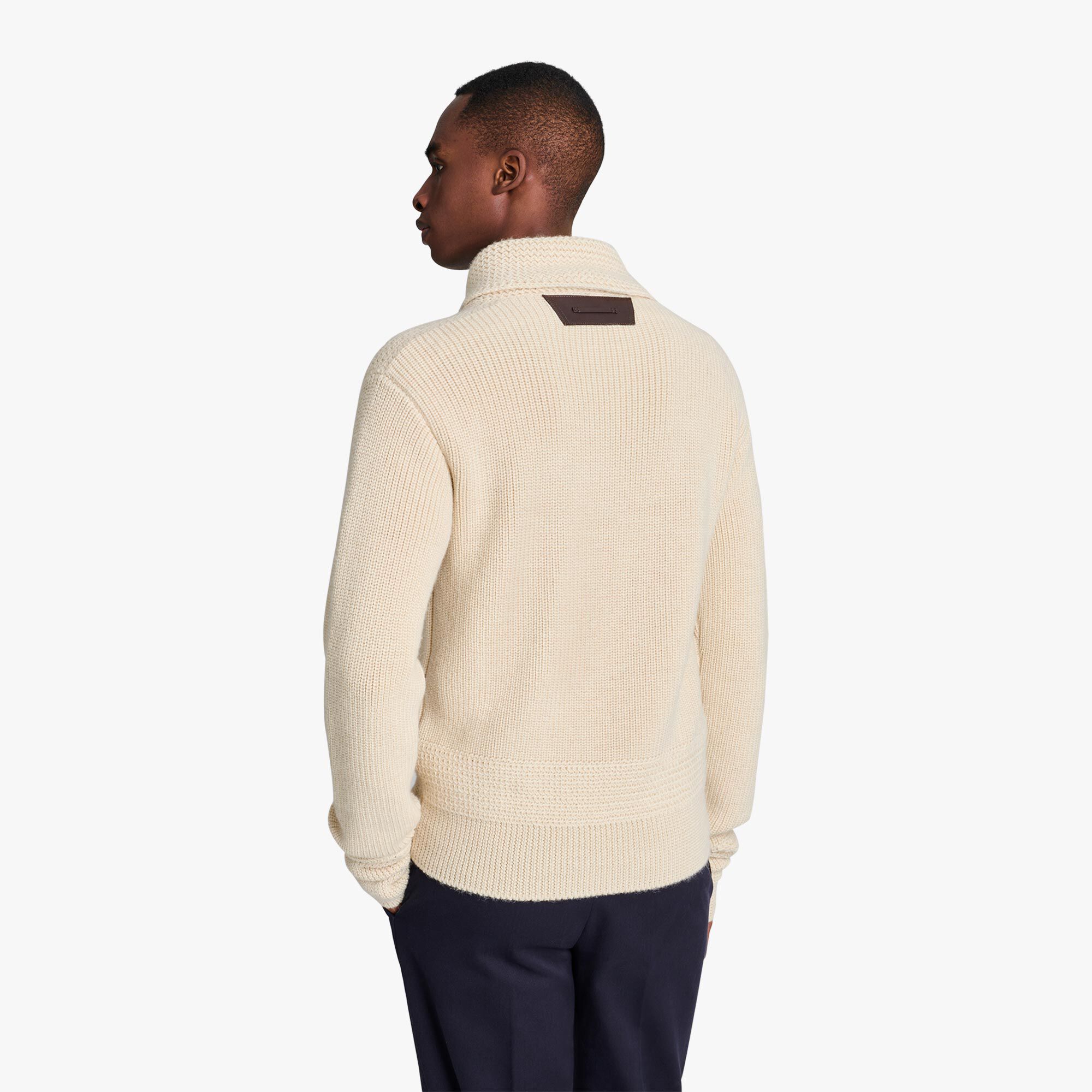 Polo shawl sweater shop