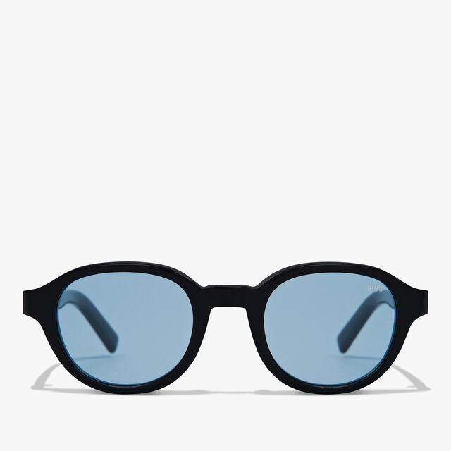 Eclipse Acetate Sunglasses, BLACK + SOLID AZURE., hi-res 1