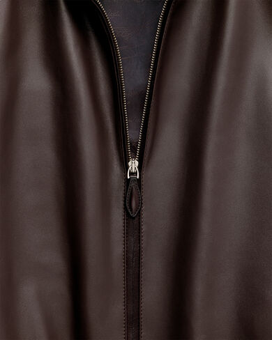 Leather Tracksuit, Earth Brown, hi-res