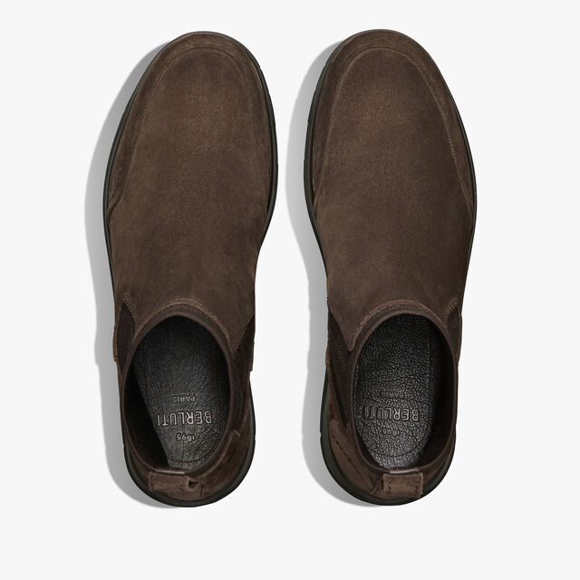 Echappée Suede Boot, DARK BROWN, hi-res 3