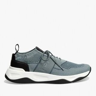 Shadow Knit And Lagoon Calf Sneaker, STONE DENIM, hi-res
