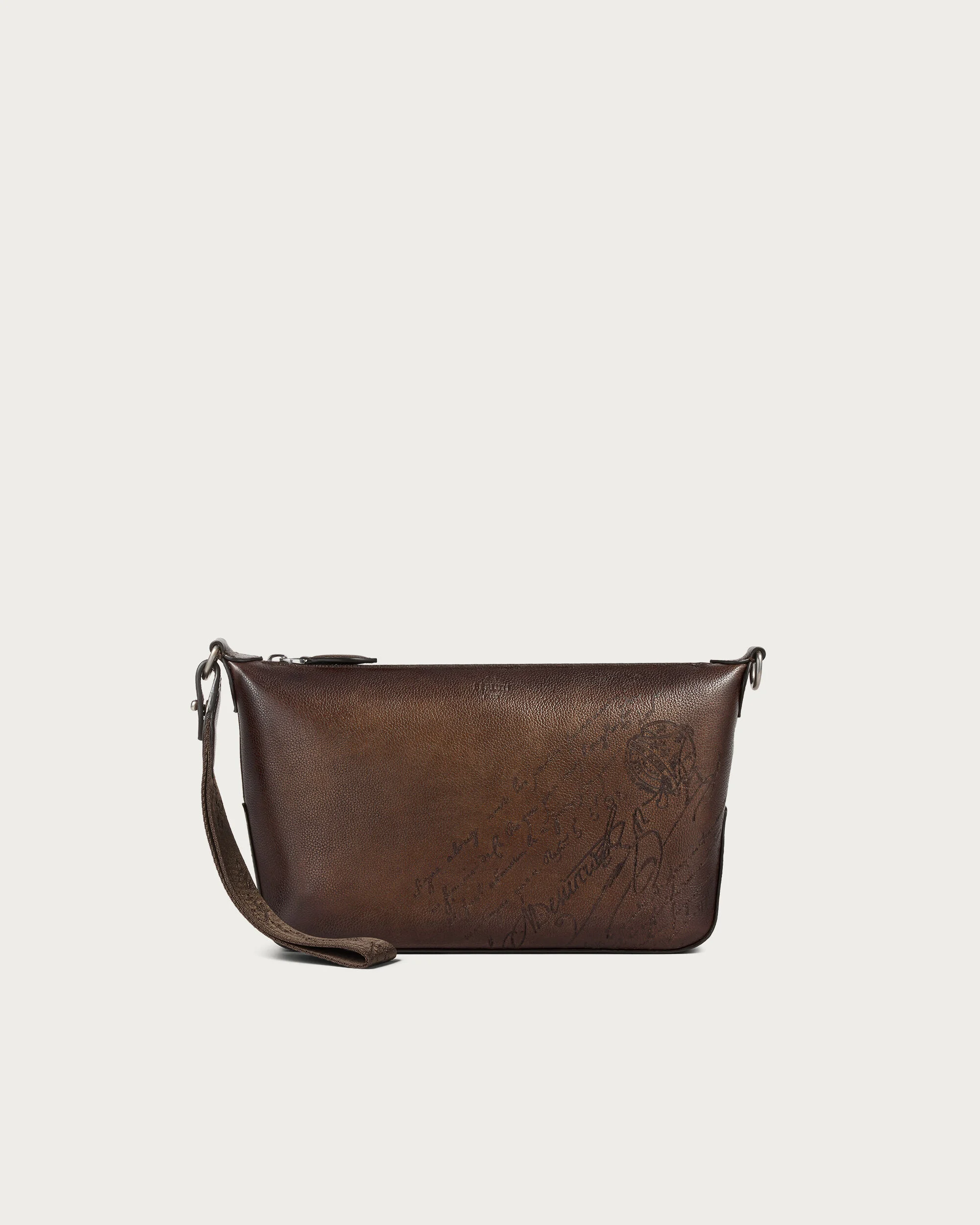 Toujours Soft Zipped Pouch, Soft Brown, hi-res
