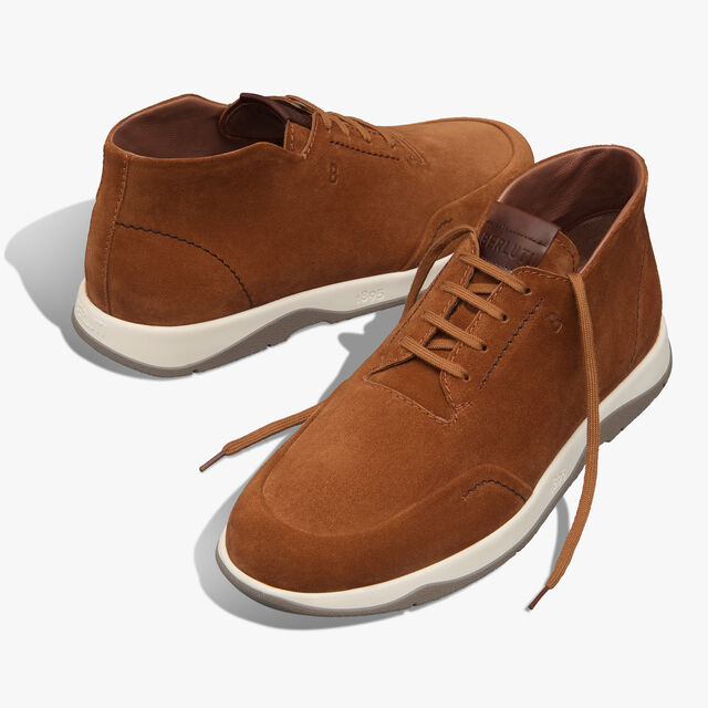 Échappée Suede Mid Top Derby, OCHER, hi-res 7