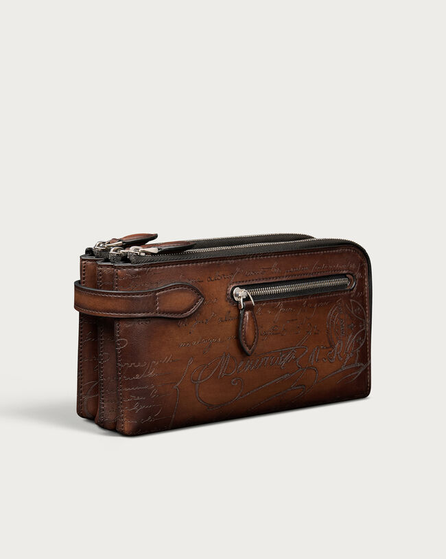 Tiriwa Zipped Pouch, Cacao Intenso, hi-res