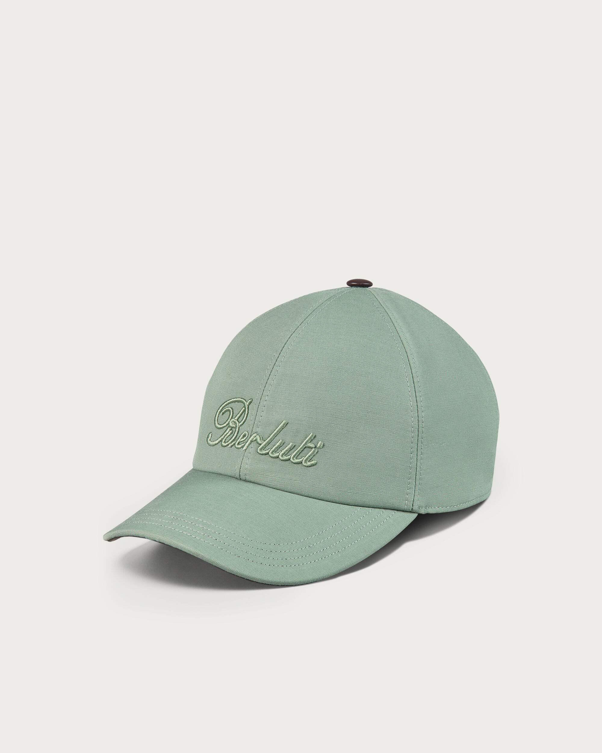 Berluti Thabor Embroidery Baseball Cap, Prasin Green, hi-res
