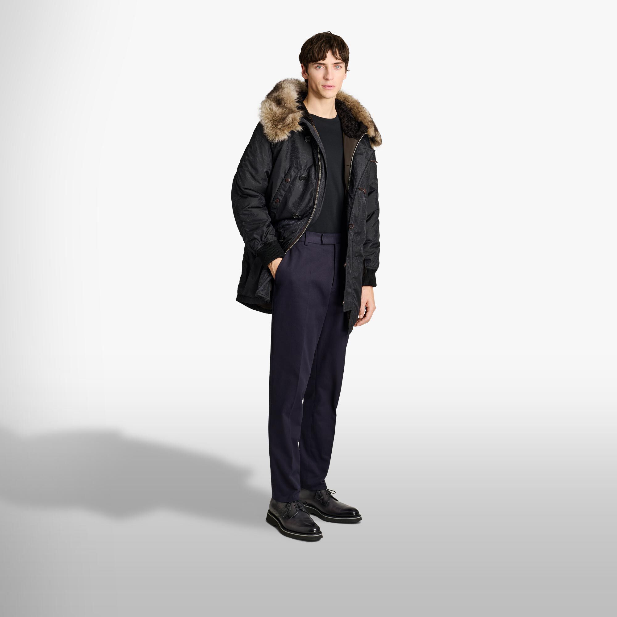 Nylon hot sale parka men's