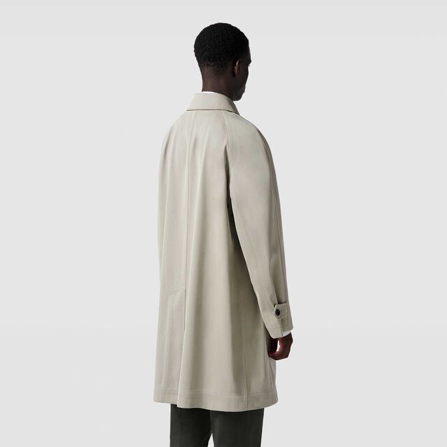 Manteau En Laine Technique, GRES BEIGE, hi-res 4