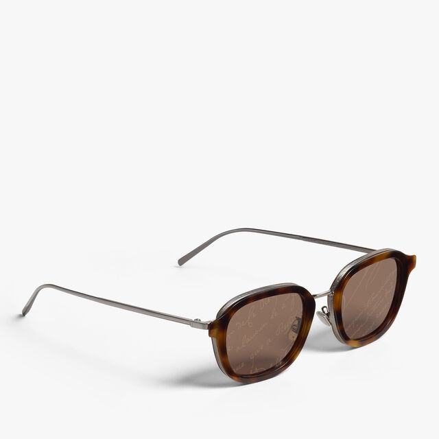 Equinox Metal And Acetate Sunglasses, CLASSIC HAVANA + BROWN SCRITTO, hi-res 2