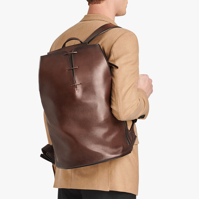 Alessandro Leather Backpack, BRUN, hi-res 9