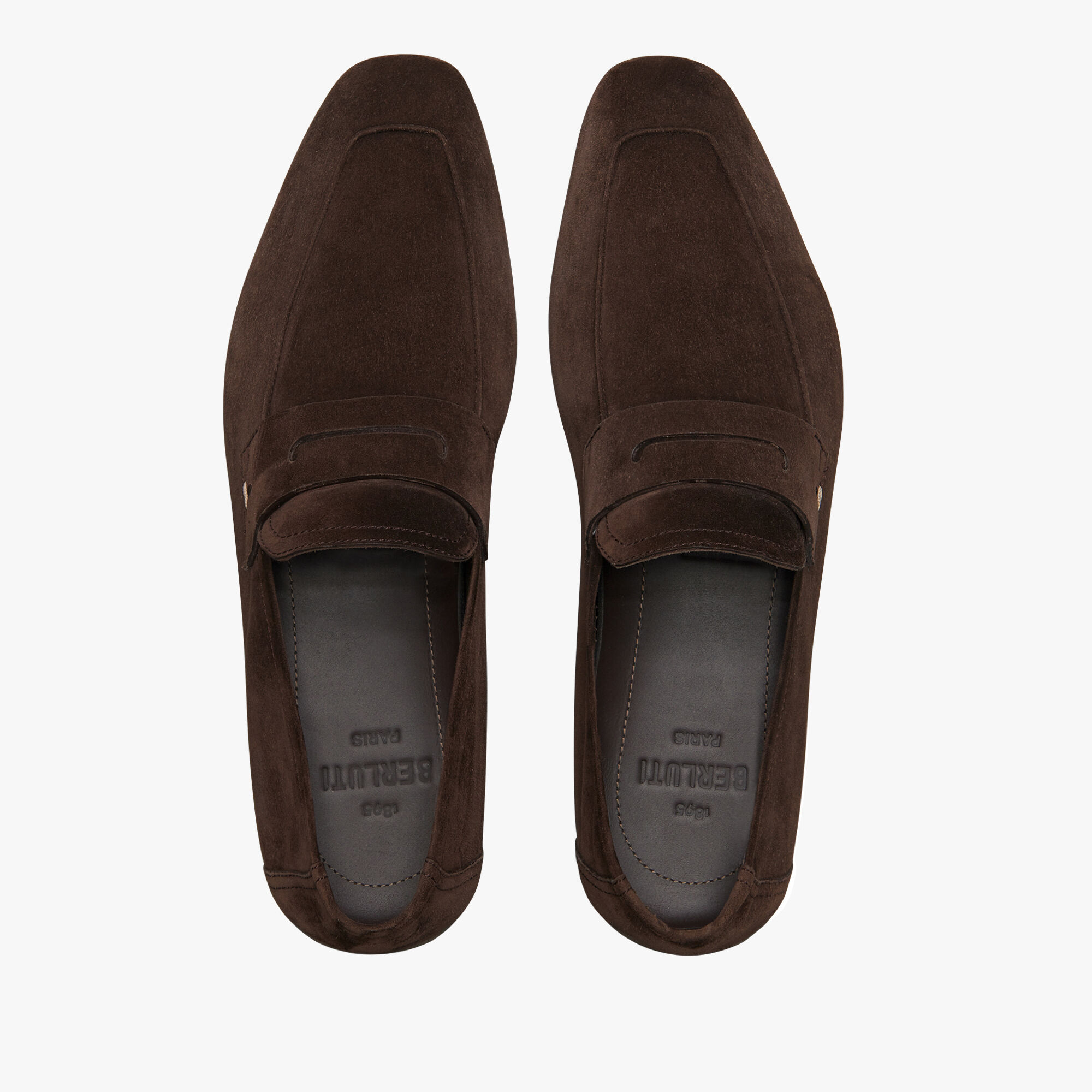 Berluti lorenzo leather loafers top