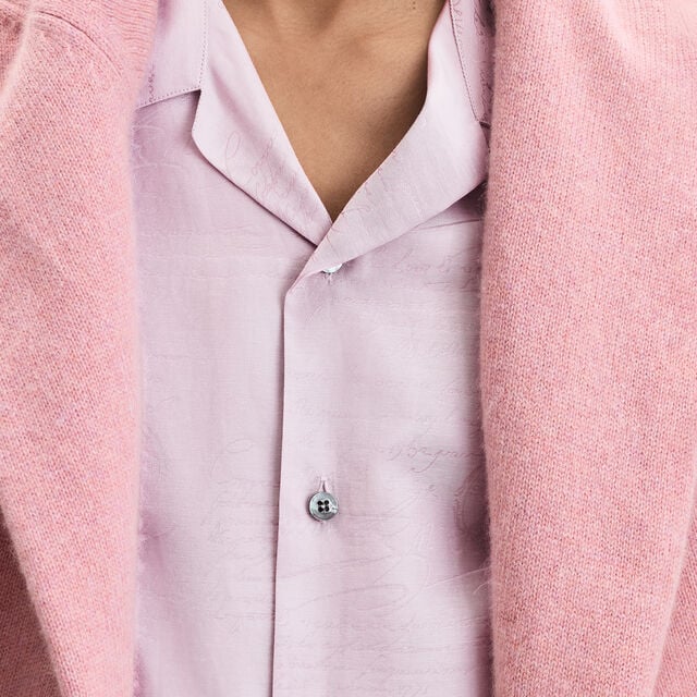 Chemise à Manches Courtes en Coton et Soie, ANTIQUE ROSE, hi-res 5