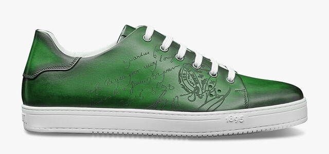 Playtime Scritto Leather Sneaker, PINJORE GARDEN GREEN, hi-res