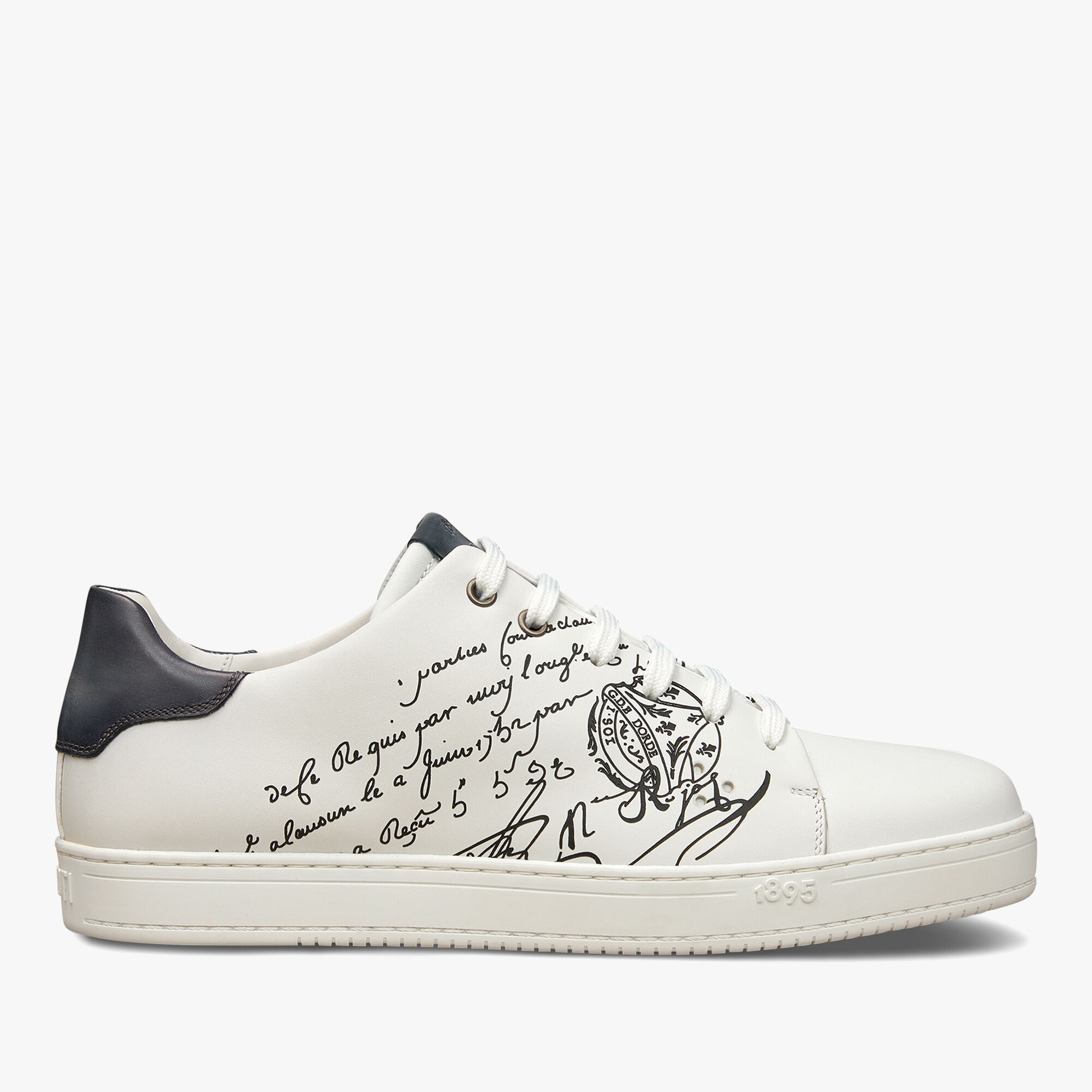Playtime Scritto Leather Sneaker, LIGHT ALUMINIO, hi-res 1