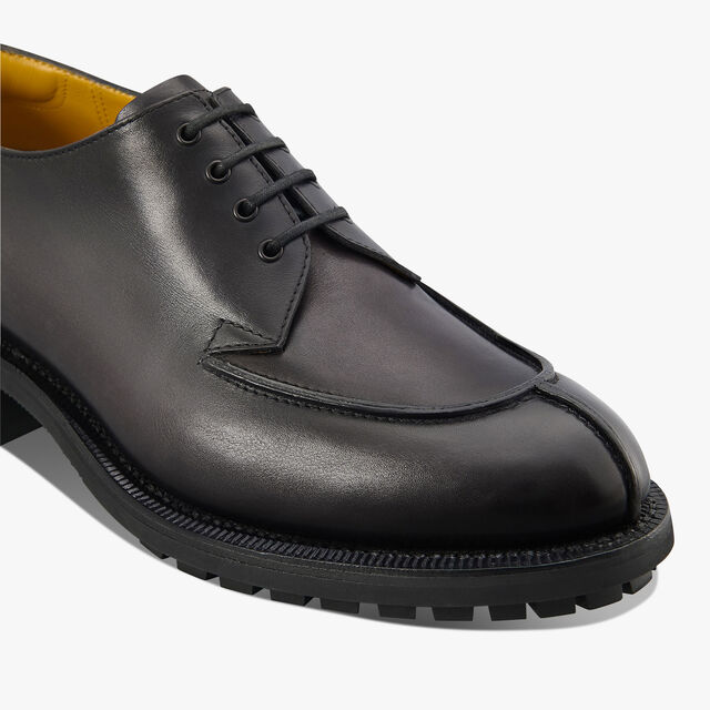 New Oslo Venezia Calf Leather Derby, DARK PELLICOLA, hi-res 7