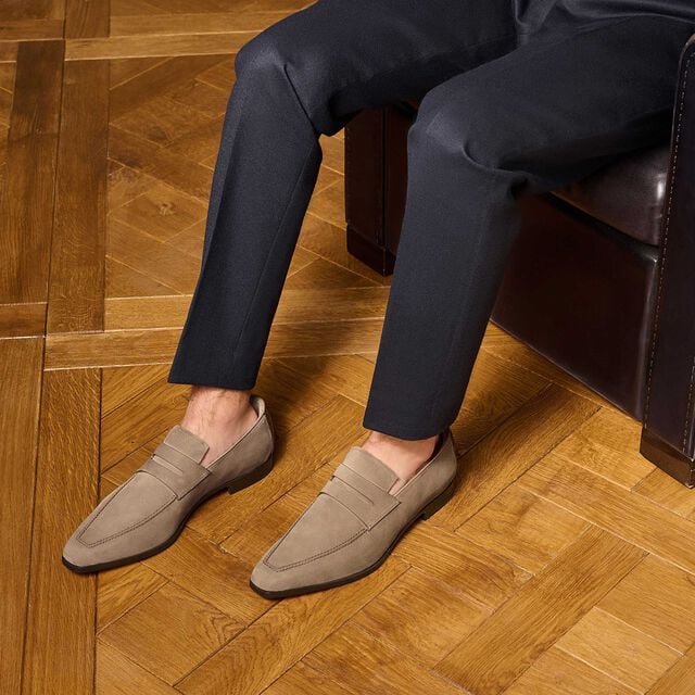 Andy Demesure Flex Camoscio Calf Leather Loafer, VISONE, hi-res 2