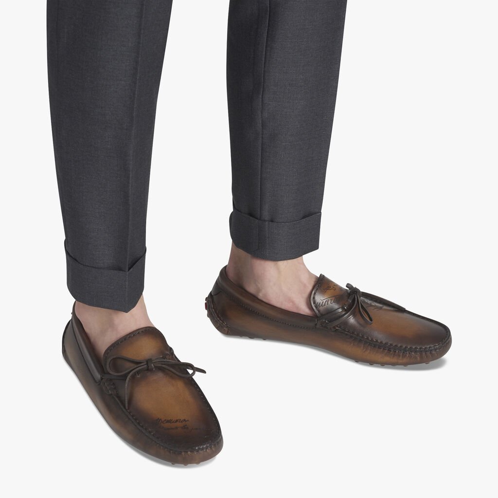 Enzo Scritto Leather Loafer Berluti