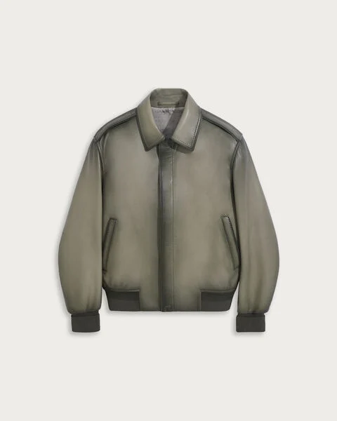 Patina Flight Jacket, Clay Green, hi-res