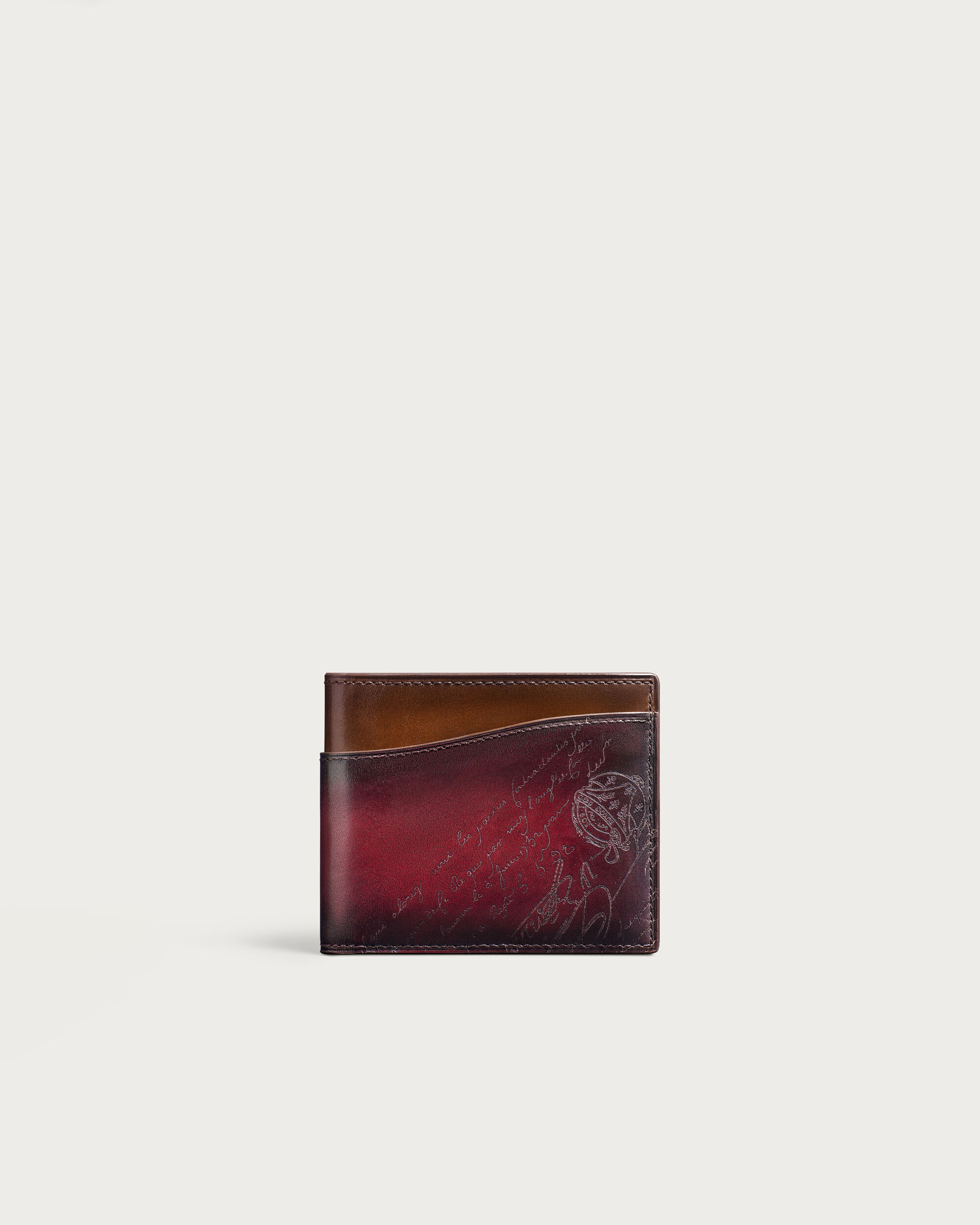 マコレ スリム グラディアント フラップ コンパクトウォレット, St Emilion & Cacao Intenso, hi-res