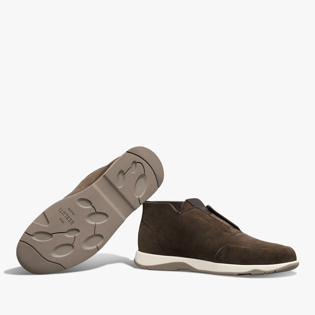Echappée Suede Calf Slip On, DARK BROWN, hi-res 4