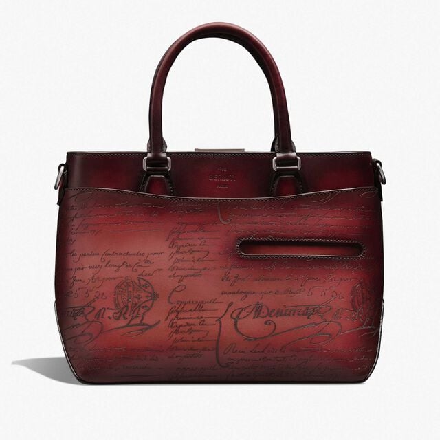 Toujours XS Gradiant Scritto Leather Tote Bag, LIGHT SAINT EMILION, hi-res 1
