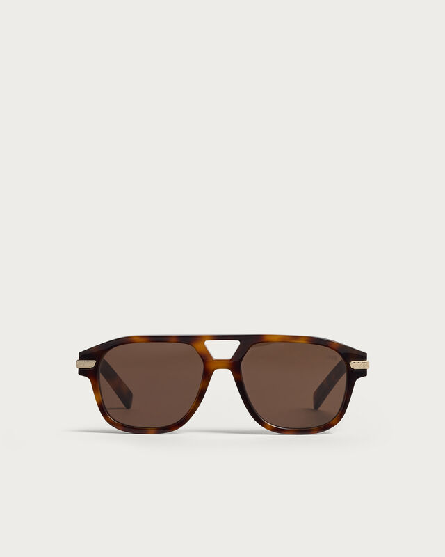 Flare Sunglasses, Classic Havana & Solid Brown, hi-res