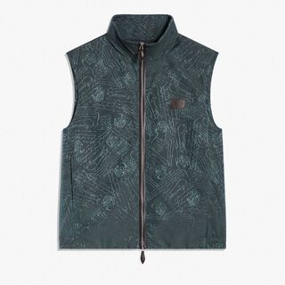 Scritto图纹尼龙背心 Scritto图纹尼龙背心