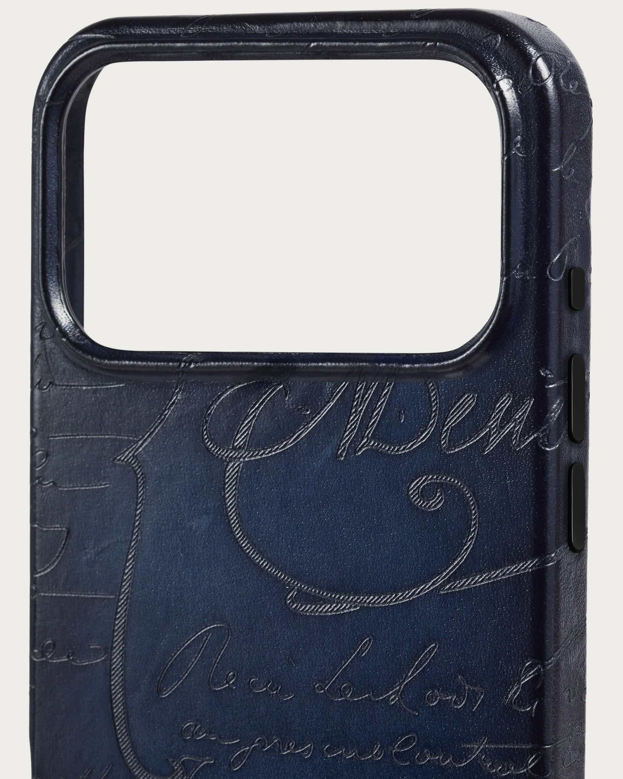 iPhone 17 Pro Max Case, Nero Blu, hi-res