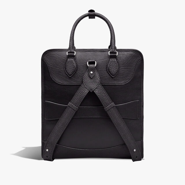 Premier Jour Leather Backpack, CARBON BLACK, hi-res 3