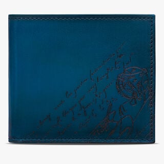 Makore Scritto Leather Wallet, AVEIRO, hi-res