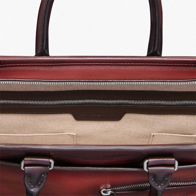 Un Jour Mini Gradiant Scritto Leather Briefcase, LIGHT SAINT EMILION, hi-res 7