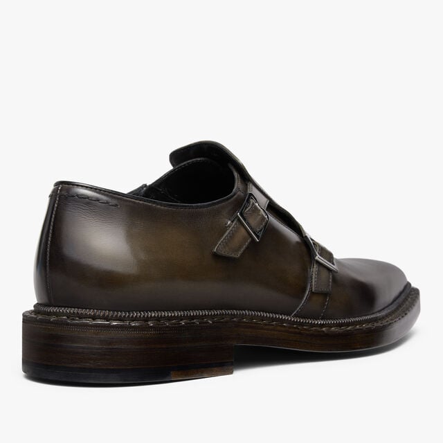 Demesure Neo Parade Venezia Calf Leather Double Monk, SELVA OSCURA, hi-res 5