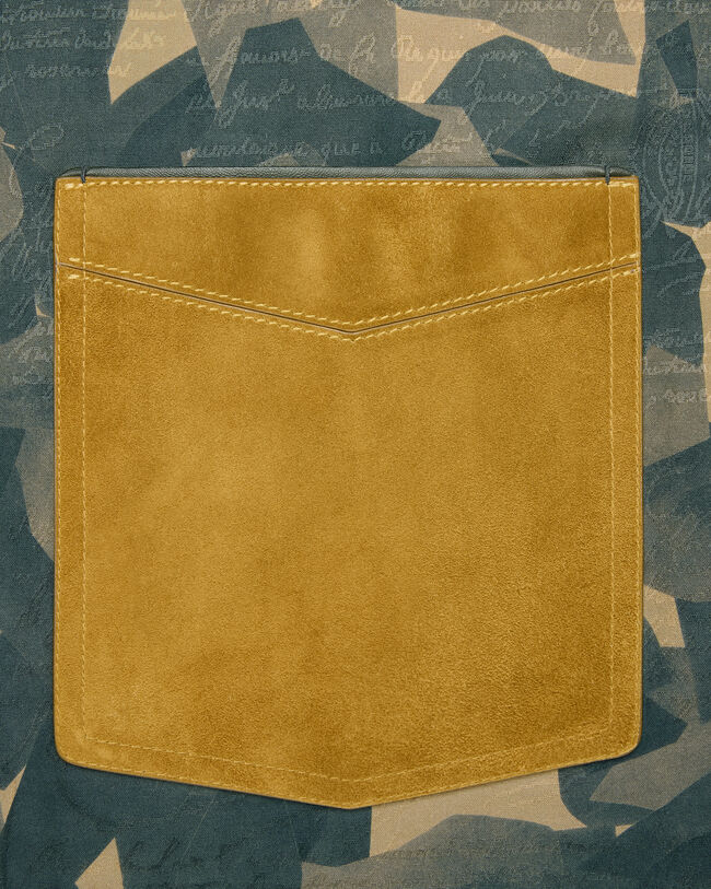 Camouflage Military Overshirt with Suede Details, Green Camo Shoes, hi-res