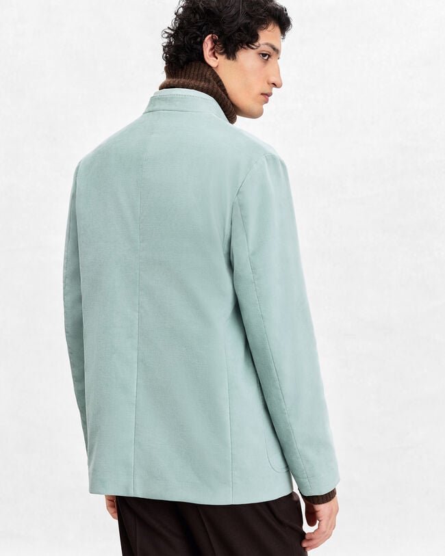Cotton Corduroy Foresti&egrave;re Jacket, Duck Egg, hi-res