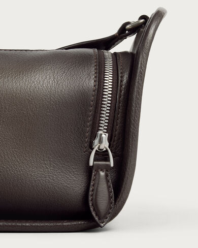 P&eacute;riple Side Zip Messenger, Grey, hi-res