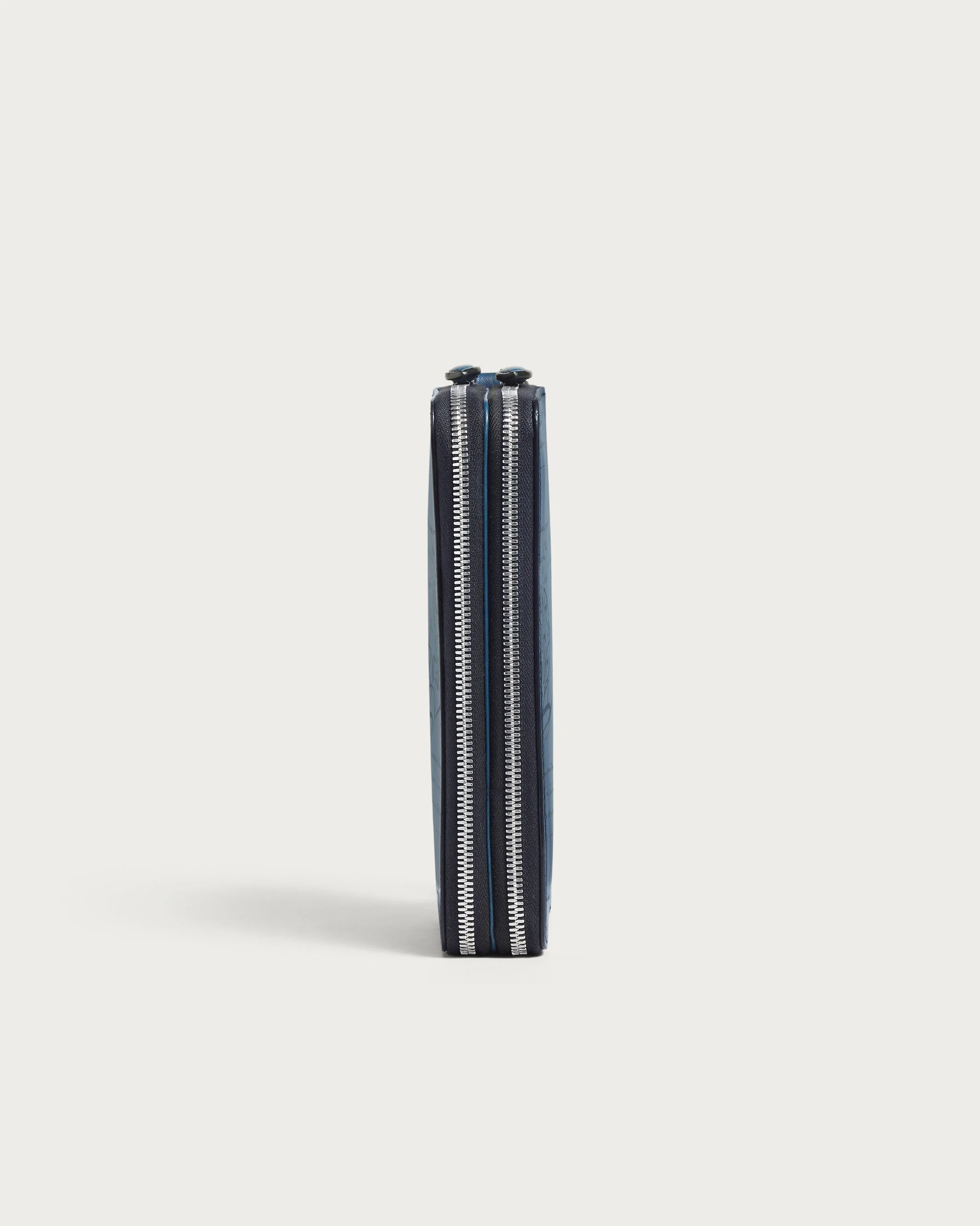 Tali Maxi Zipped Pouch, Gasoline, hi-res