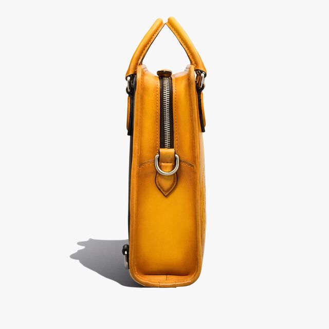 Premier Jour Gulliver Scritto Leather Messenger, MIMOSA, hi-res 4