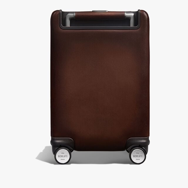 Formula 1005 Scritto图纹皮革拉杆箱, SOFT BROWN, hi-res 4