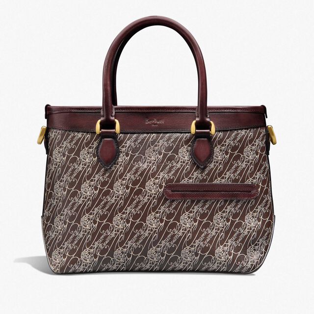 Toujours XS Toile Marbeuf Tote Bag, DARK BROWN + MADURO, hi-res 1