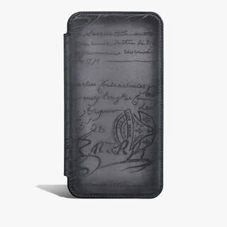 Scritto Leather iPhone 16 Pro Max Folio, LIGHT ALUMINIO, hi-res
