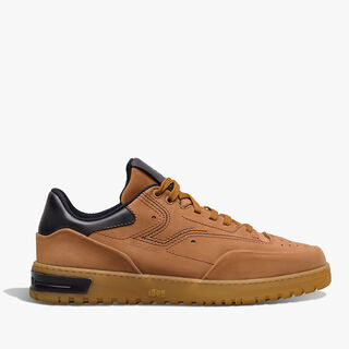 Playoff Nubuck Leather Sneaker, HAVANA, hi-res