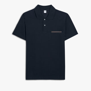 Leather Tab Pocket Polo Leather Tab Pocket Polo