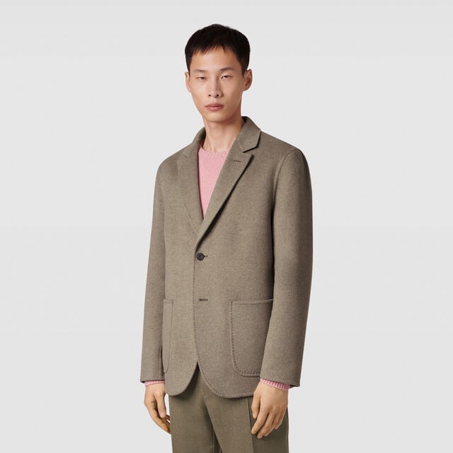 Double Face Jacket, MOLE/ INTERNAL GIANT SCRITTO, hi-res 2