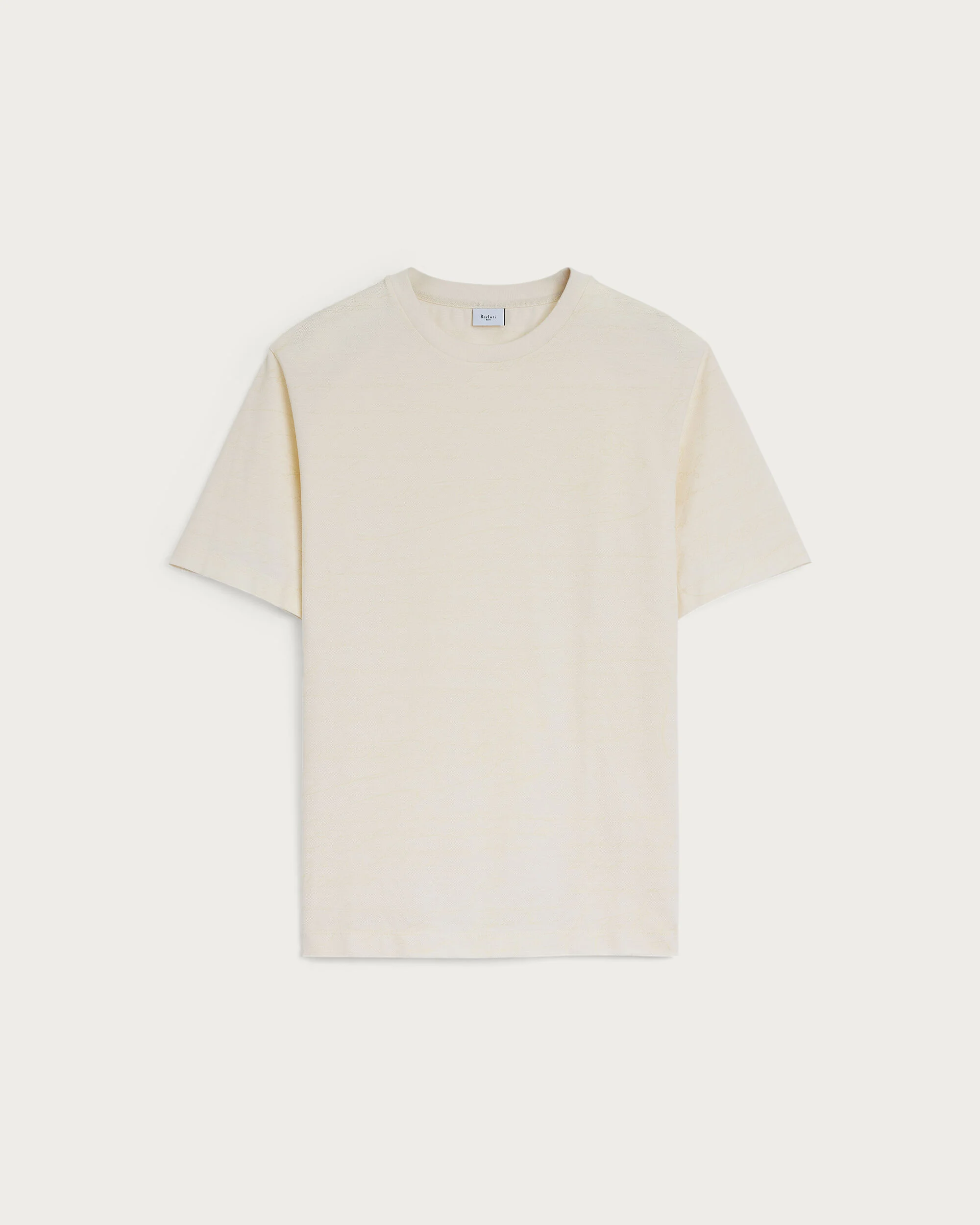 Scritto Piqu&eacute; T-shirt, Off White, hi-res