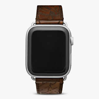 Scritto Leather Apple Watch Bracelet, CACAO INTENSO, hi-res