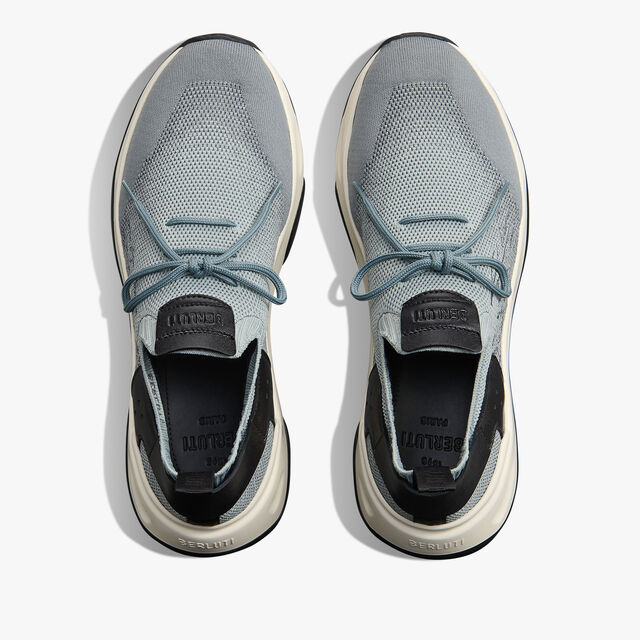 シャドウ ニット＆レザースニーカー, GRADIANT LIGHT BLUE, hi-res 3