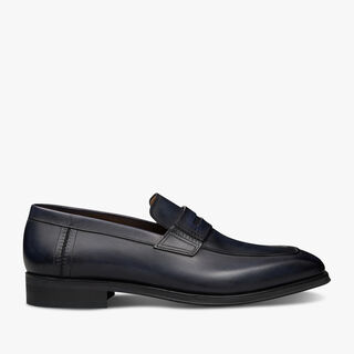Andy Infini Couture Leather Loafer, NERO BLU, hi-res